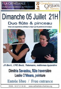 Soiree 05.07.15 Flute & peinture