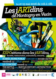 Les jARTdins de Montagny 2016 affiche